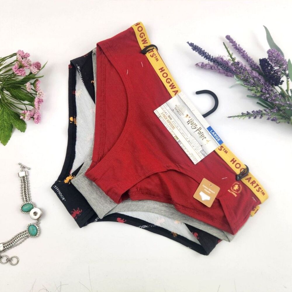 LARGE Harry Potter Hipster Panty 3 Pack